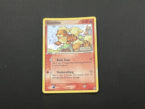 Growlithe ex legend - growlithe,