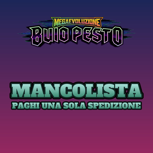 Mancolista buio pesto carte - pesto,