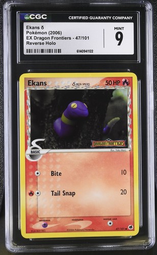 Cgc mint ekans 101 ex - mint,