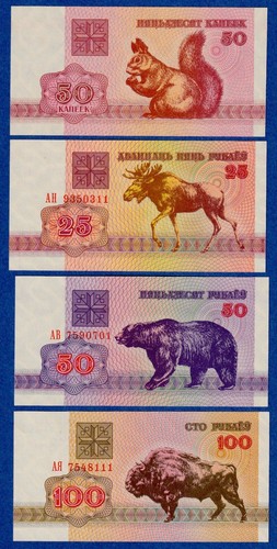 Belarus set 50 kapeek - -,