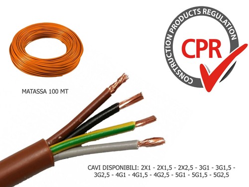 Cavo gommato fs18or18 fror - cavo,