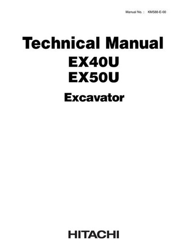 Hitachi ex40u ex50u escavatore - ex40u,