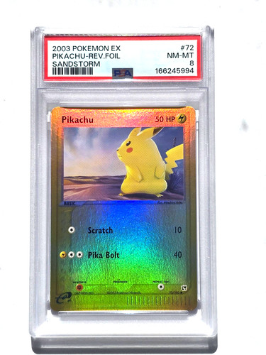 Pokemon pikachu 100 ex - pikachu, 72/100