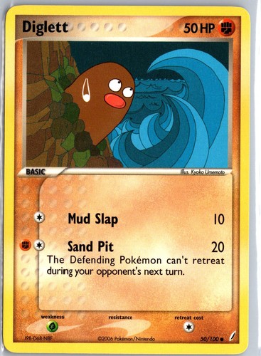 Diglett 100 crystal - 50/100, ex