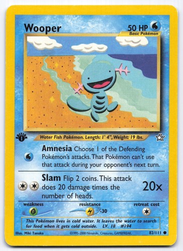 Wooper 111 neo genesis - genesis, 1°