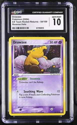 Pokemon drowzee 109 reverse - pokemon,