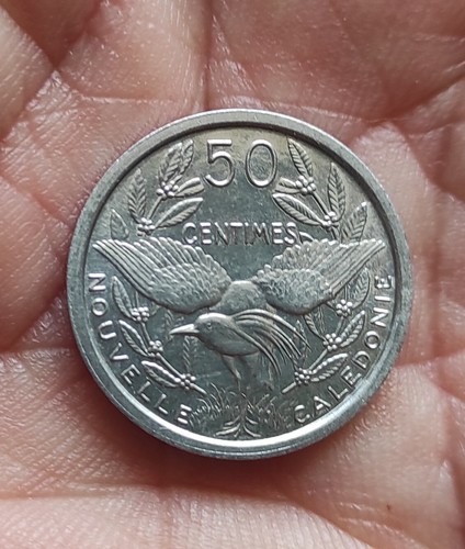 Nuova caledonia moneta 50 - moneta,